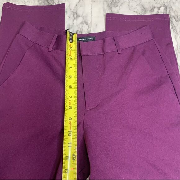 Universal Standard Cigarette Work Pants career Purple Size 3XS (2 / 4 ) NWT NEW - Picture 6 of 10